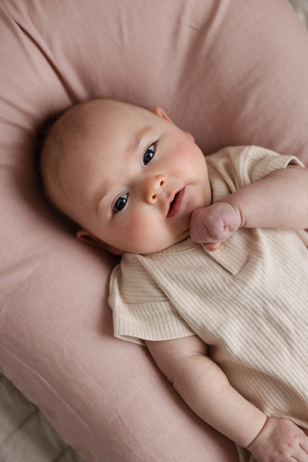 Baby Lounger Nest - French Flax Linen