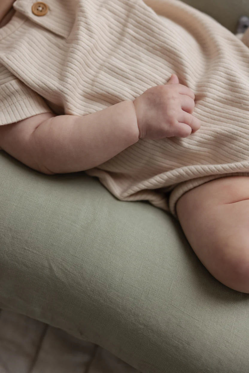 Baby Lounger Nest - French Flax Linen