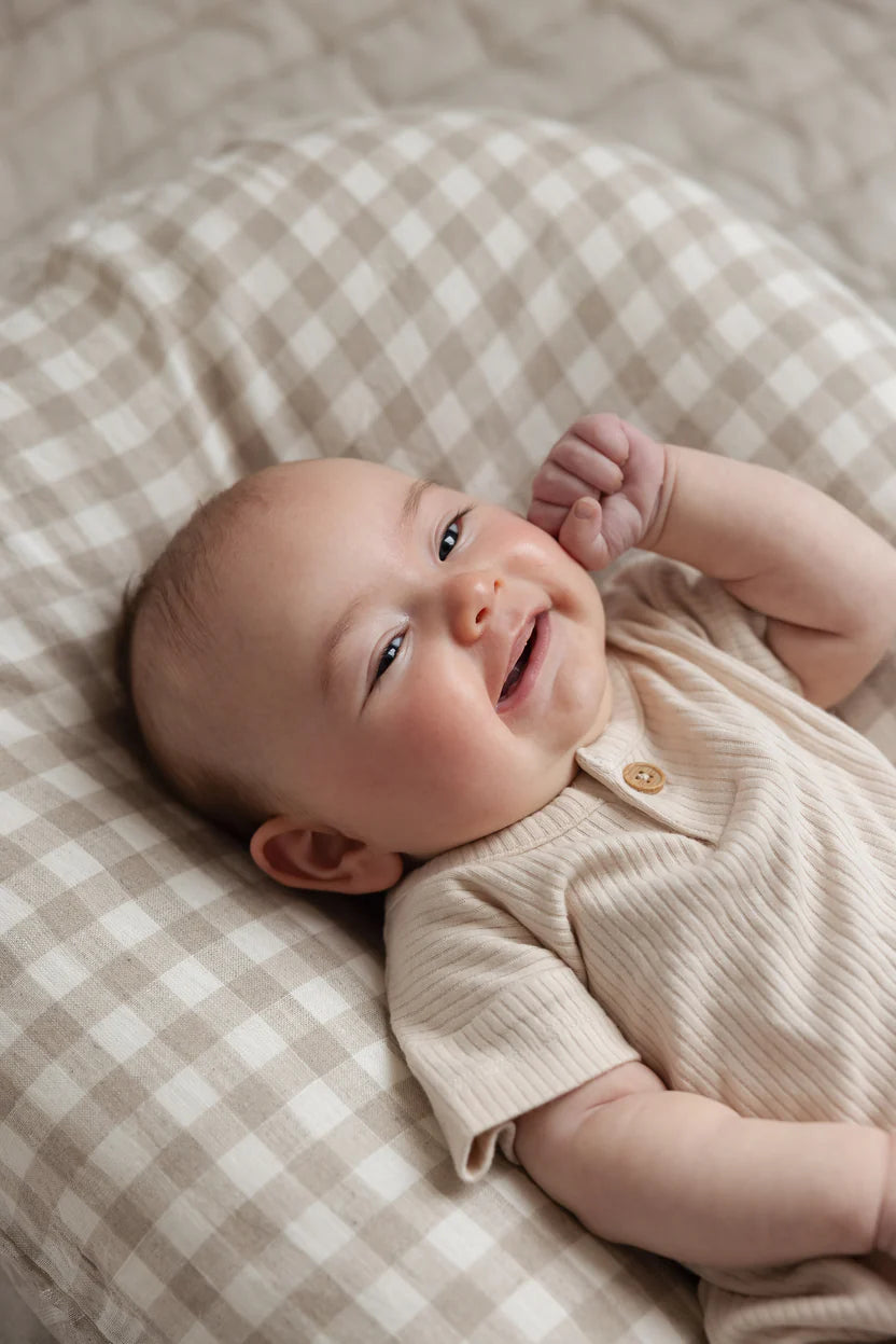 Baby Lounger Nest - French Flax Linen