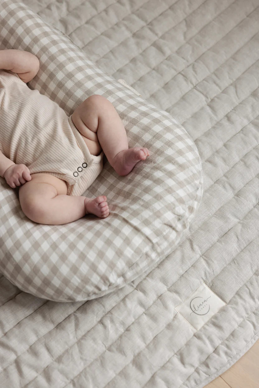 Baby Lounger Nest - French Flax Linen