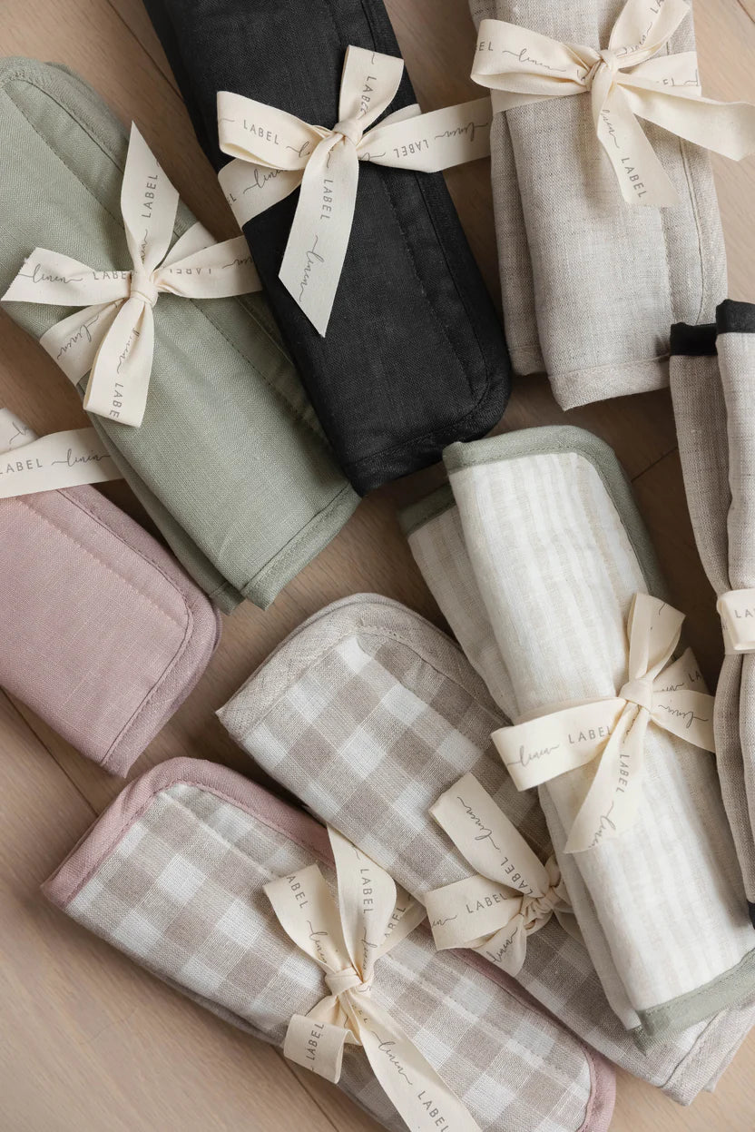 Stroller covers- Pure Linen Pram strap covers