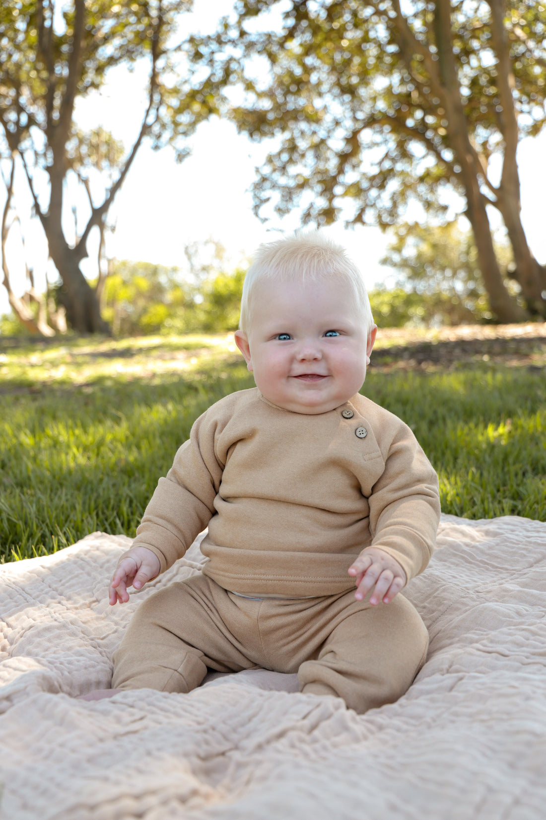 Organic Fleece Baby Track Pants