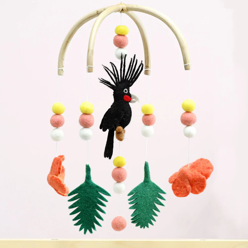 Nursery Cot & Ceiling Mobiles – Handmade Felt Designs