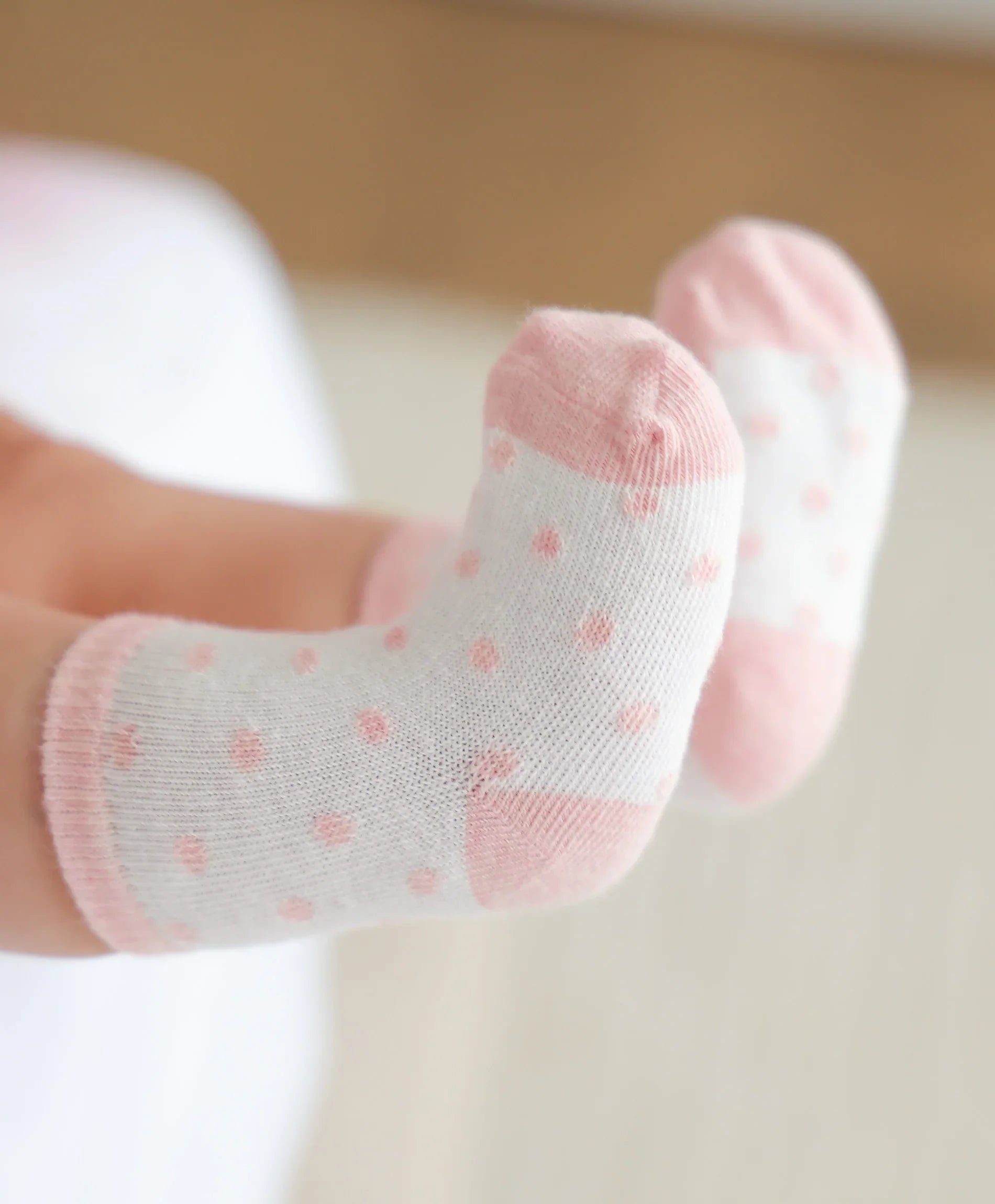 Organic Cotton Baby Socks 0-6 Months