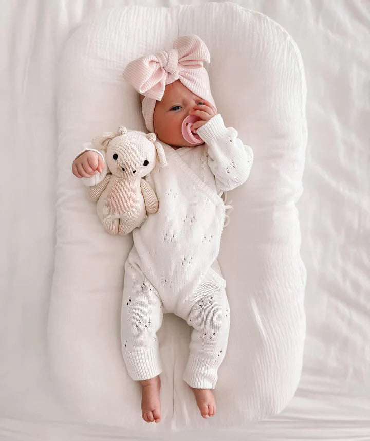 Pointelle Long Romper