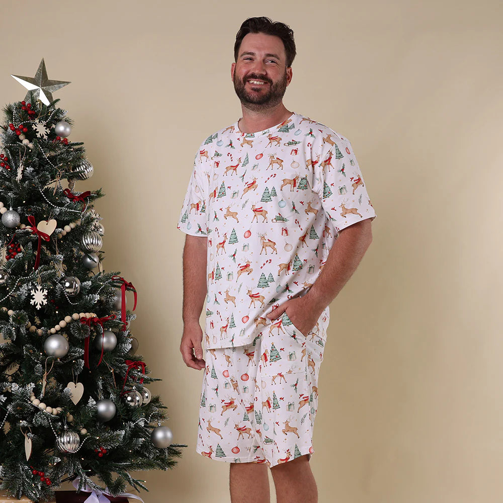 Prancer & Friends Organic Mens PJ Set