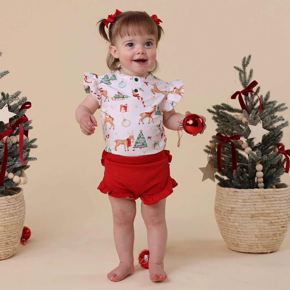 Organic Cotton Rib Bloomers