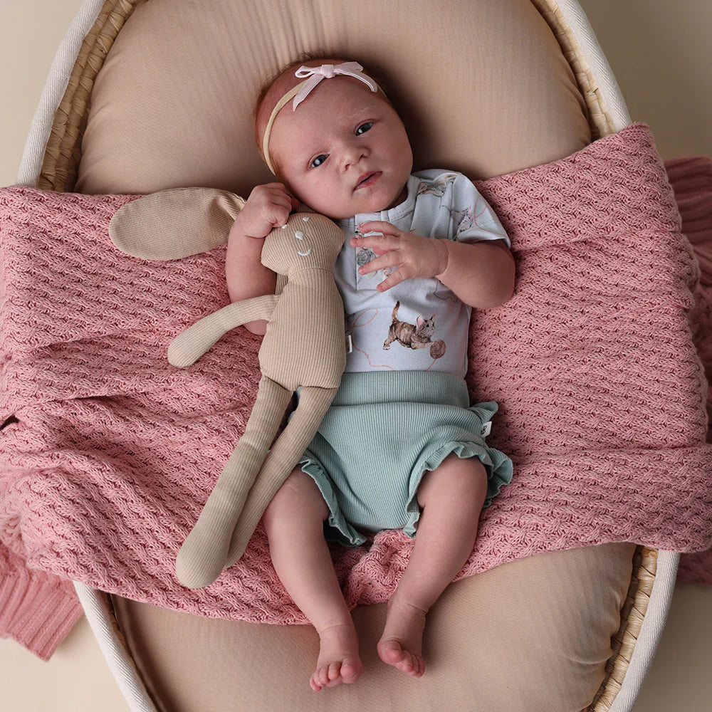 Organic Cotton Rib Bloomers