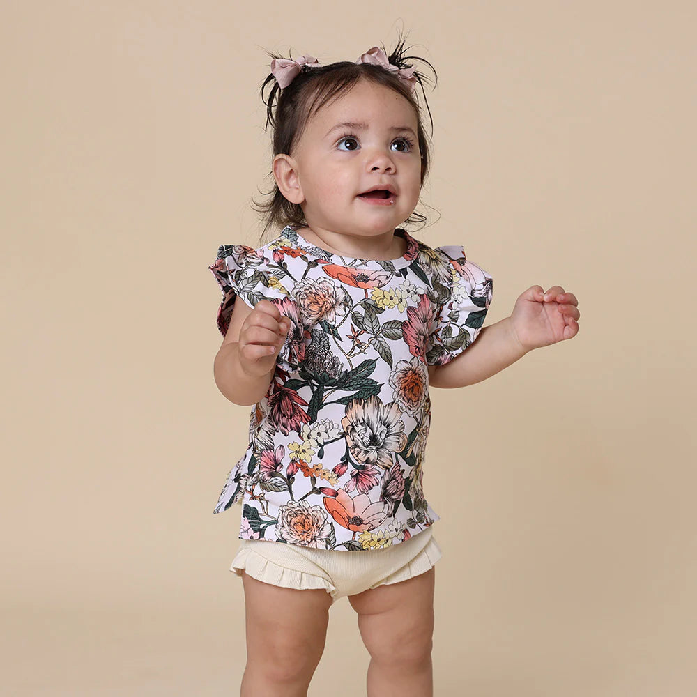 Australiana Organic T-Shirt with Frill