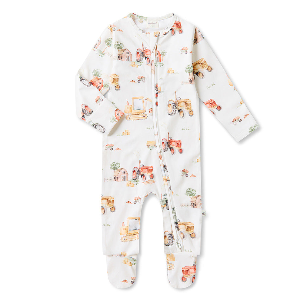 Snuggle Sleepsuit Zip Footie Preemie