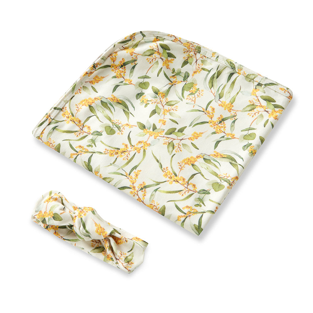 Stretch Cotton Baby Wrap set
