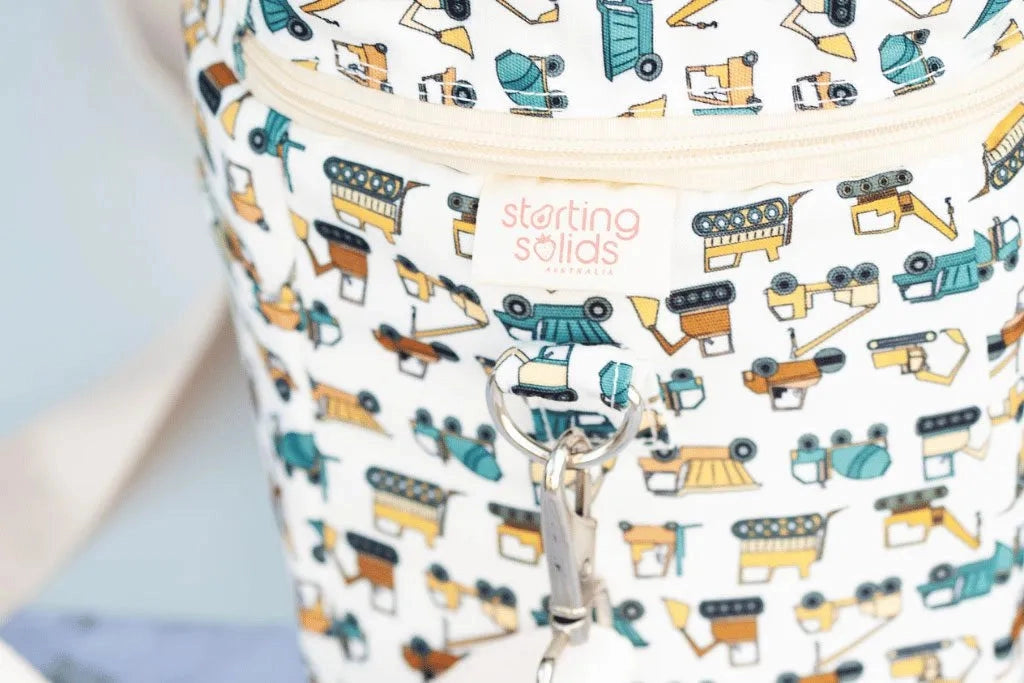 Insulated Pram Caddy Construction Site Pattern