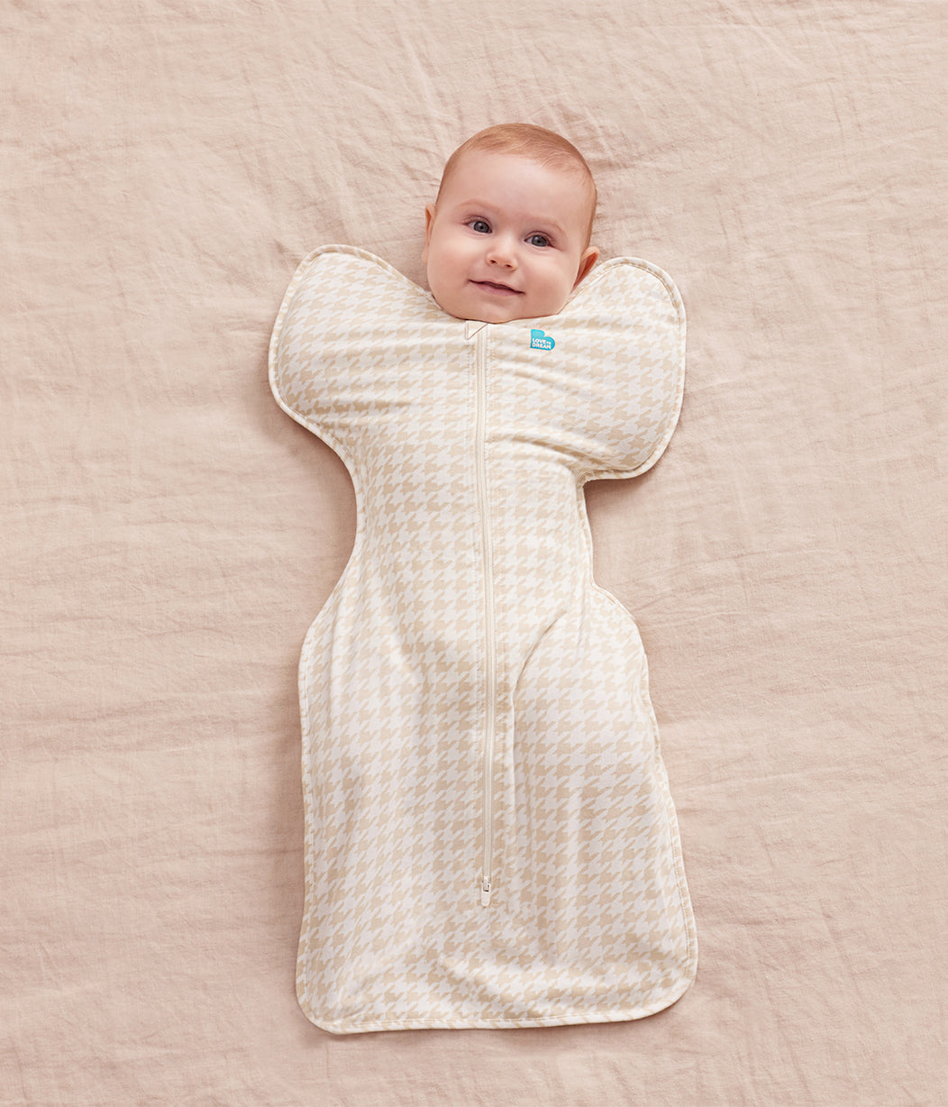 Love To Dream Swaddle Up™ 1.0 TOG Stretch Cotton Houndstooth