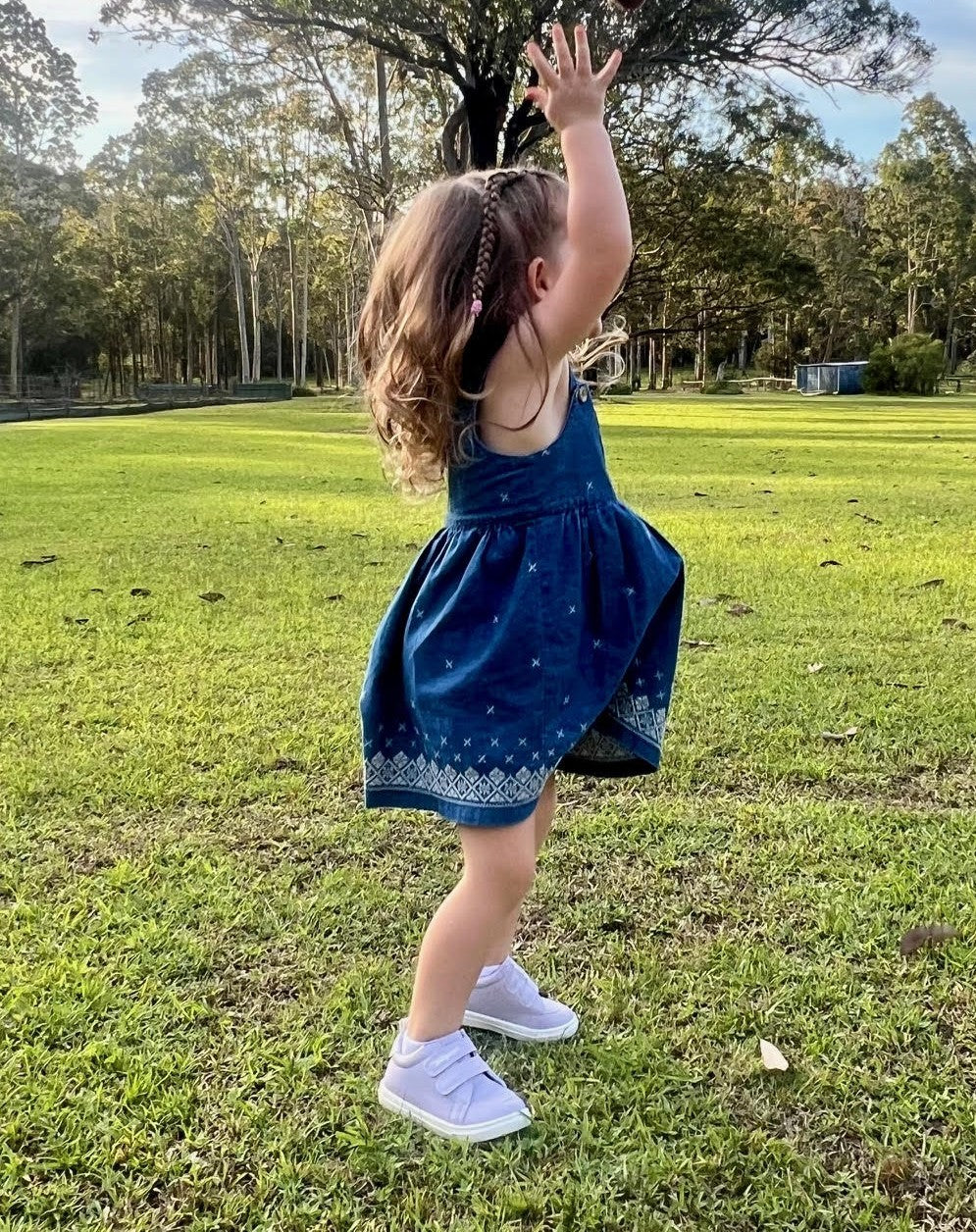 Violet toddler girls sneakers