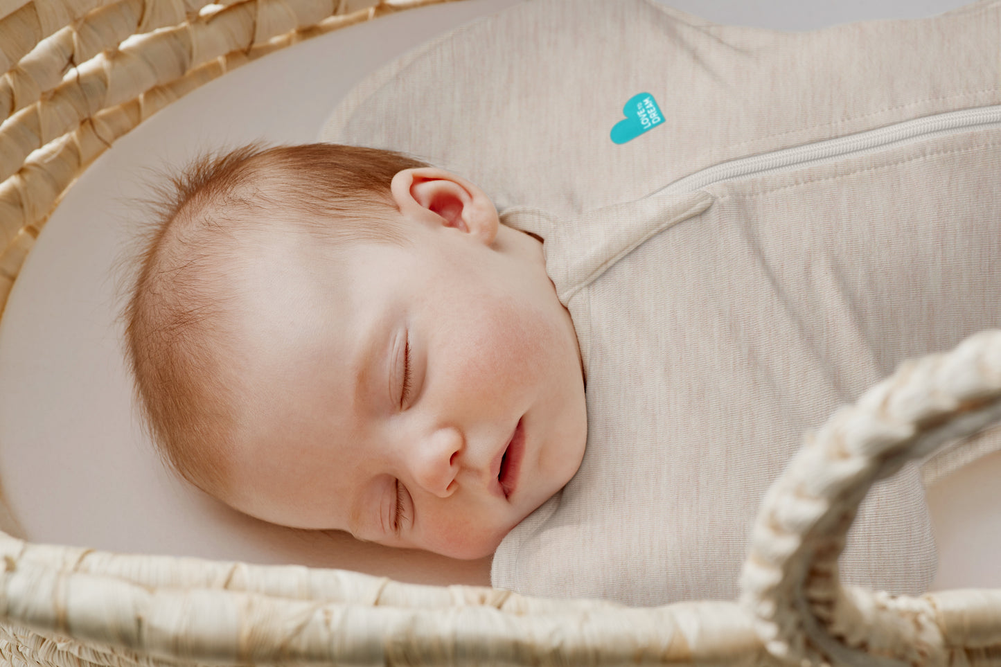 Love To Dream Swaddle Up™ 1.0 TOG Stretch Cotton Oatmeal