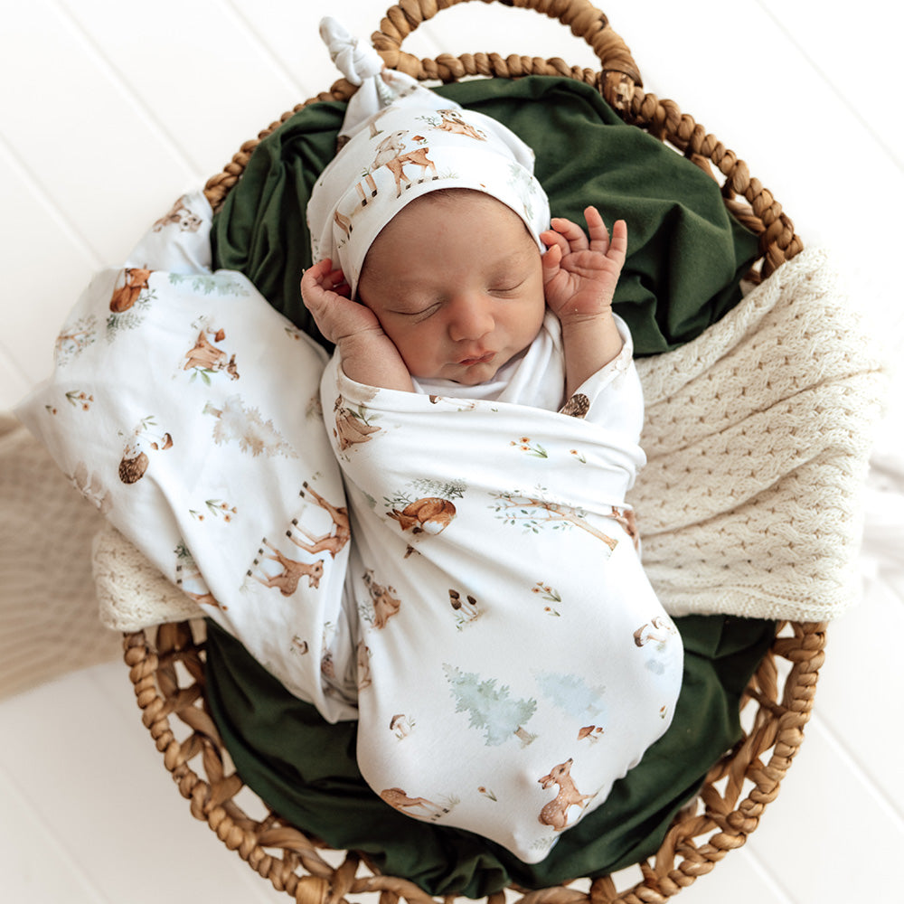 Stretch Cotton Baby Wrap set