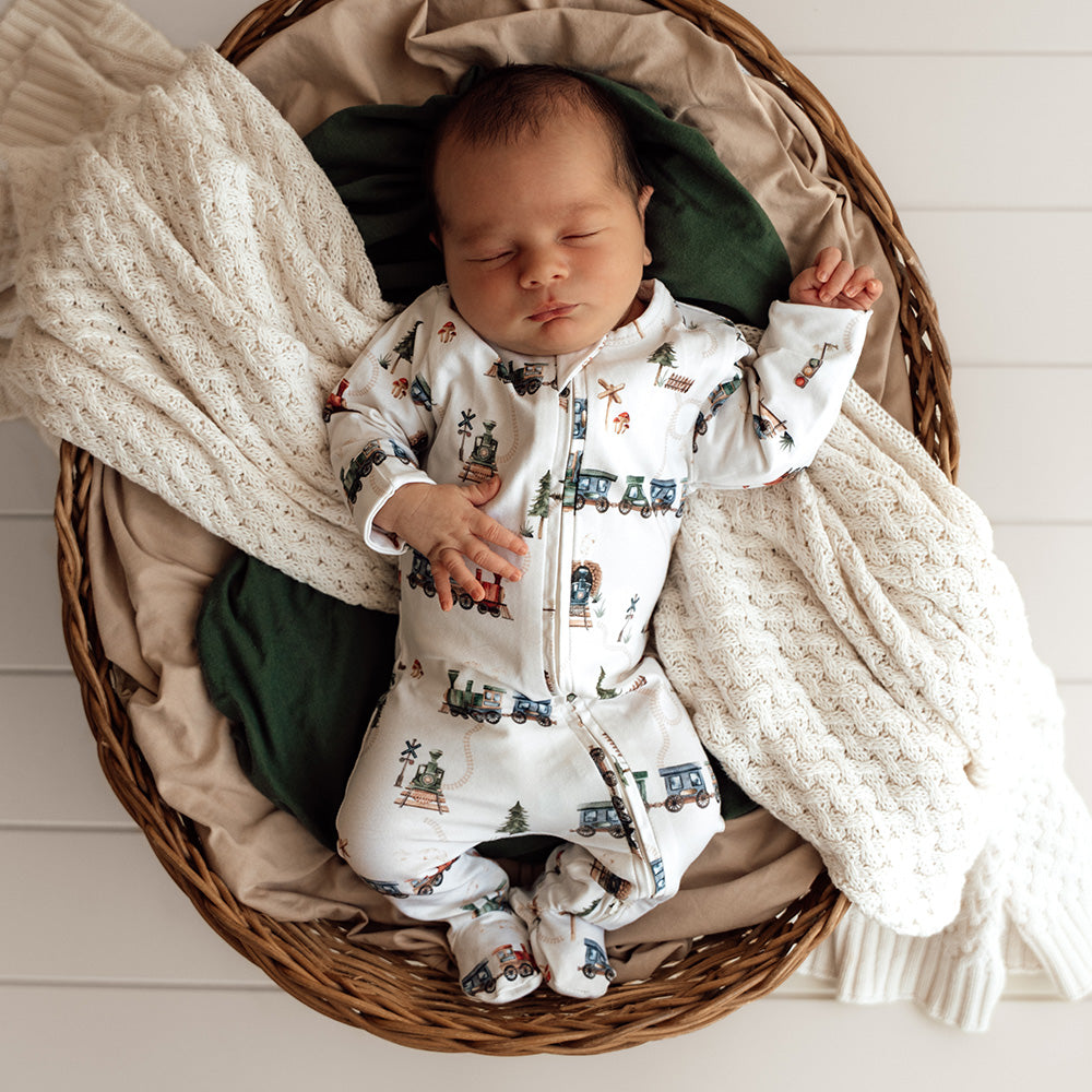 Snuggle Sleepsuit Zip Footie Preemie