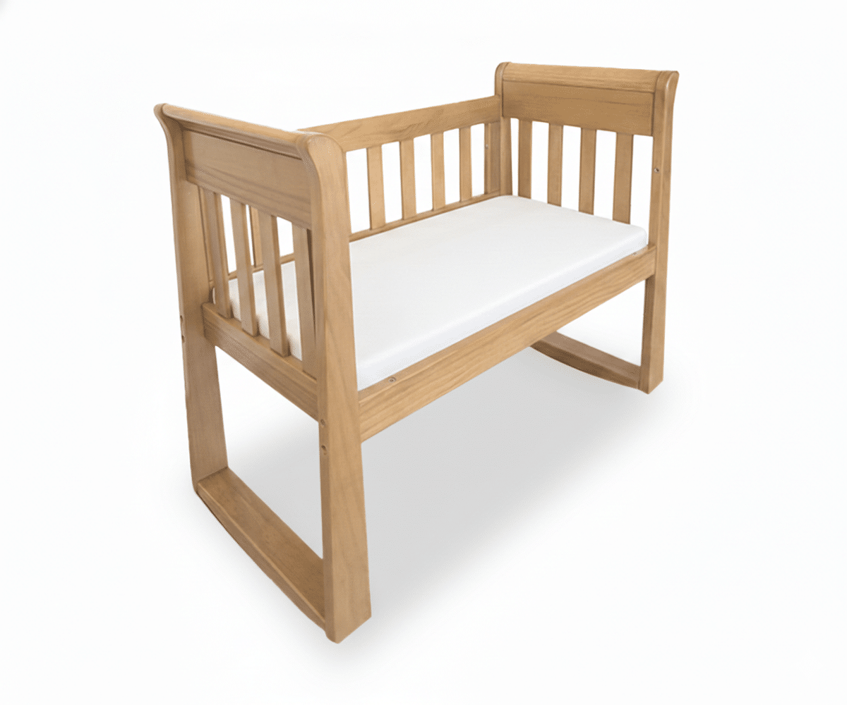 Babyhood Sandton Sleigh Cradle, Bassinet and Rocking Seat with Breathe Eze Mattress - available to order