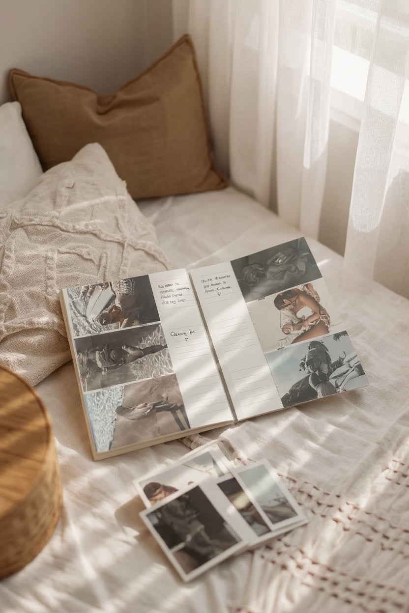 Tiny Steps Baby Linen Photo Album