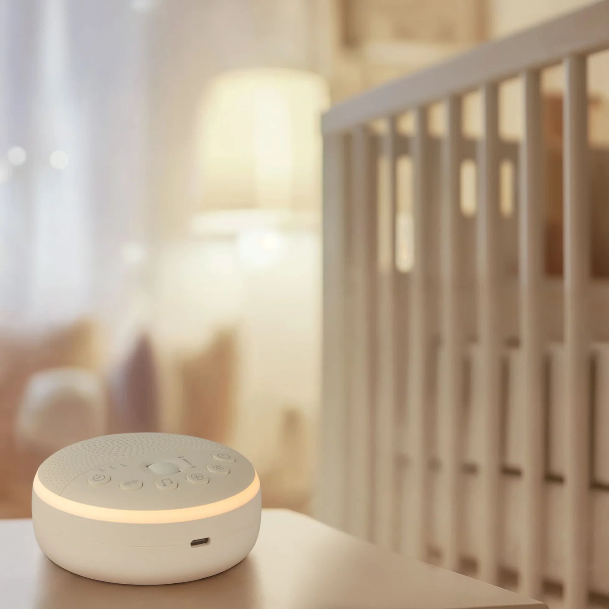 Portable Baby White Noise Machine & Night Light