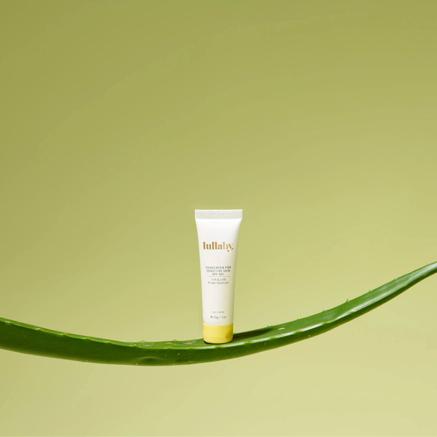 Lullaby SPF 50+ Sensitive Skin Sunscreen Travel Size 30g