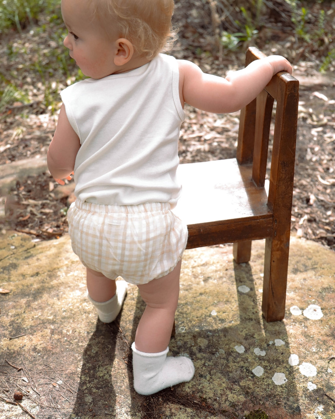 Organic Sleeveless Baby Bodysuit Sage