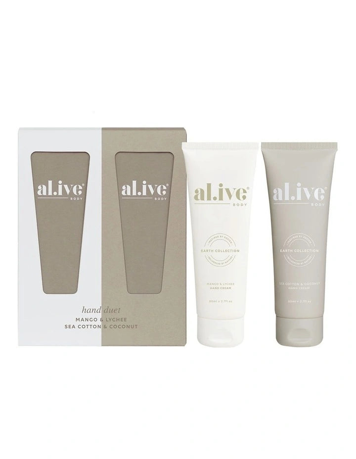 al.ive body Hand Cream Duet Set