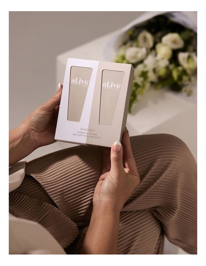 al.ive body Hand Cream Duet Set