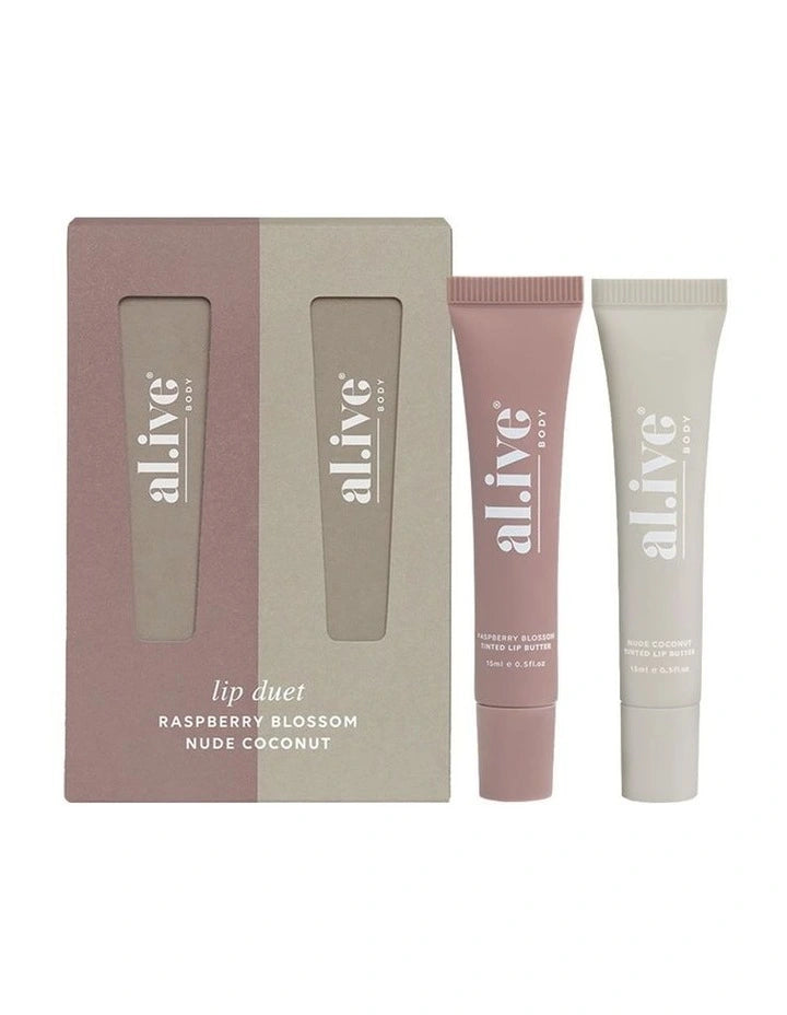 Lip Duet Set Raspberry Blossom & Nude Coconut