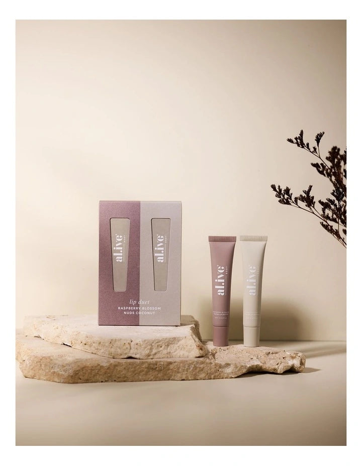 Lip Duet Set Raspberry Blossom & Nude Coconut