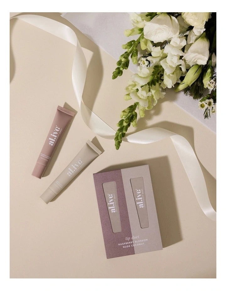 Lip Duet Set Raspberry Blossom & Nude Coconut
