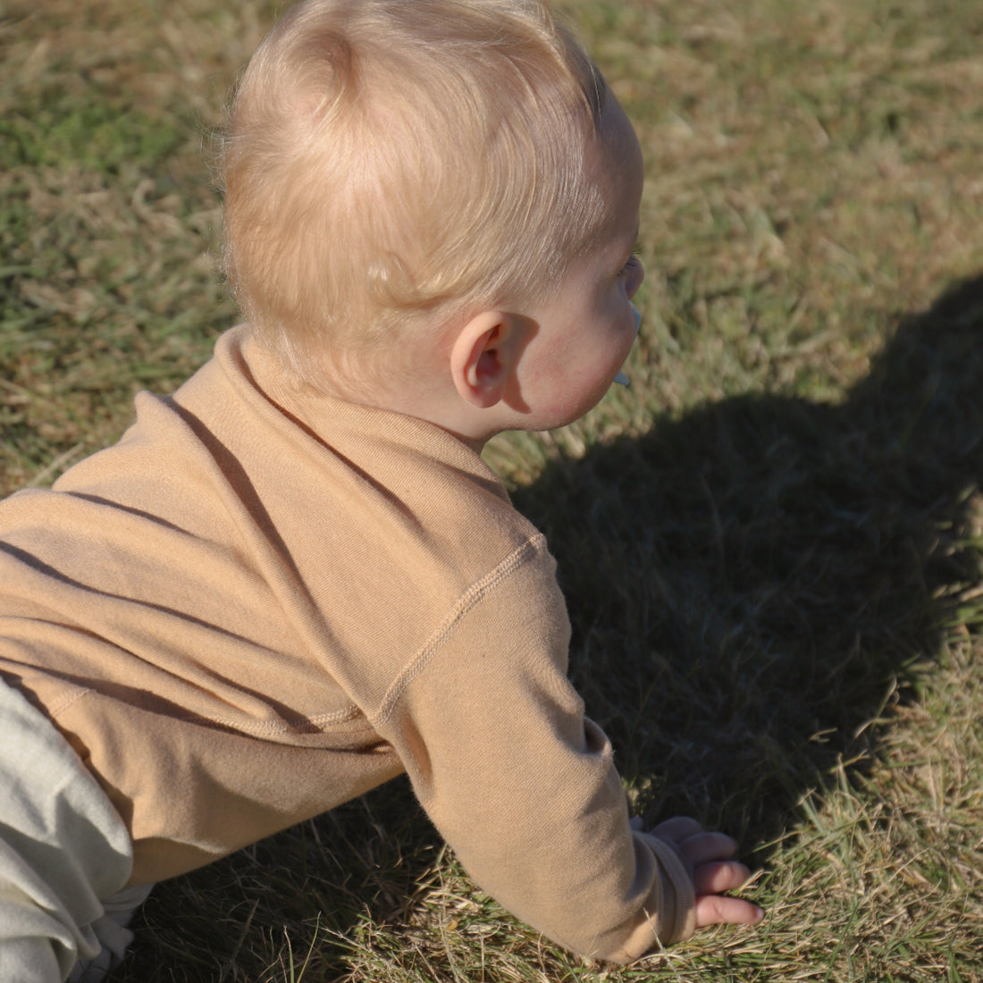 Fibre For Good  Organic Long Sleeve Baby Tee Sage