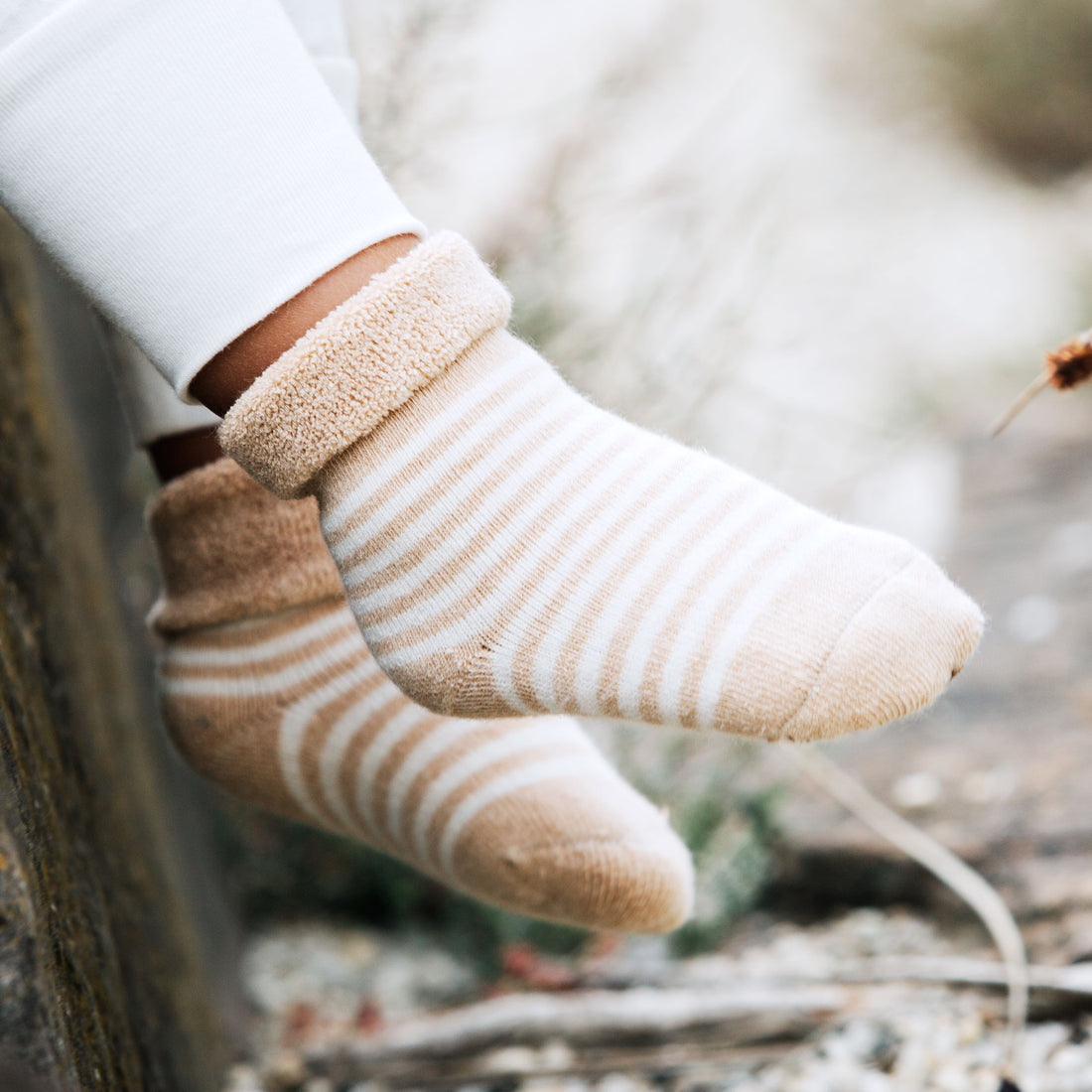 Organic Stripe Baby Socks (3-Pack)