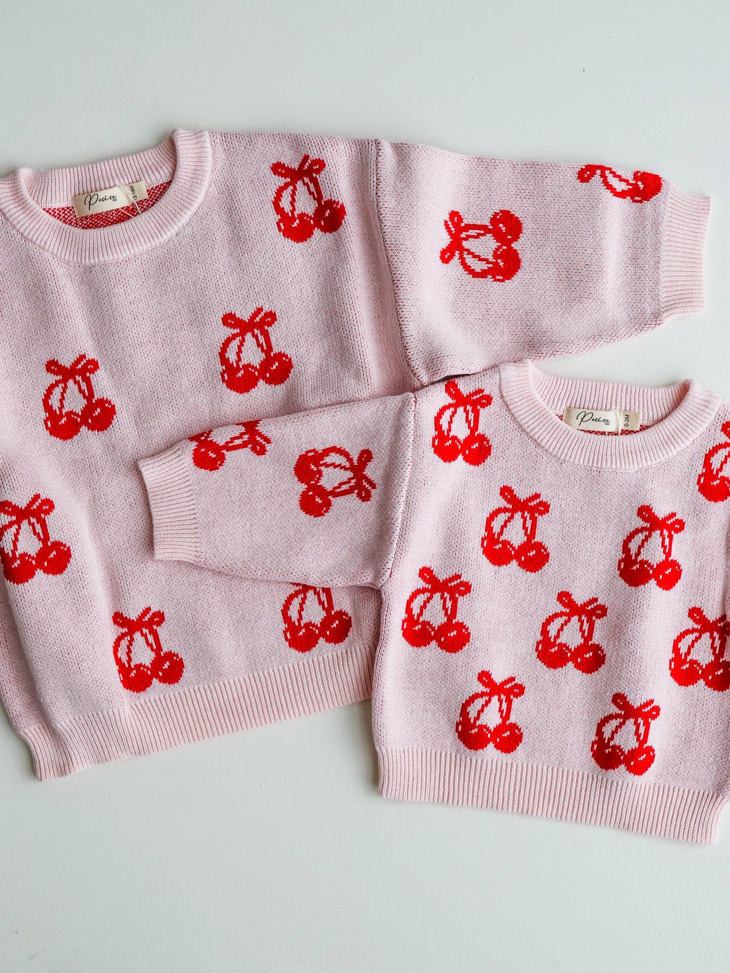 Cherry Bow Jumper
