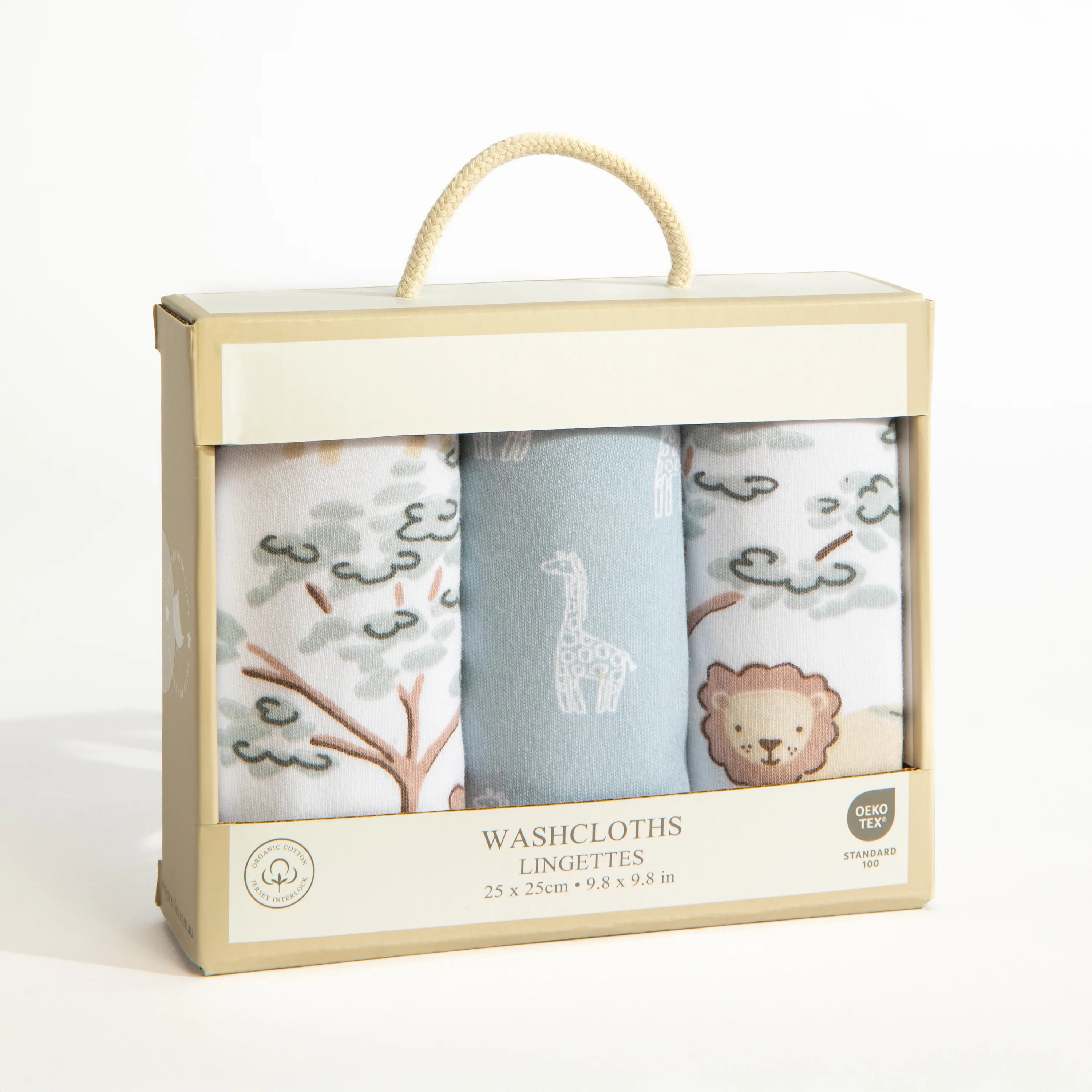 3 Pack Jersey Wash Cloth