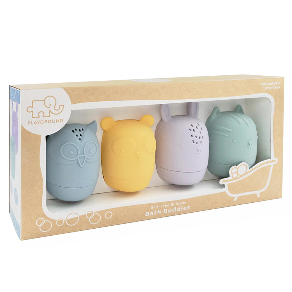 4 Piece Silicone Bath Buddies
