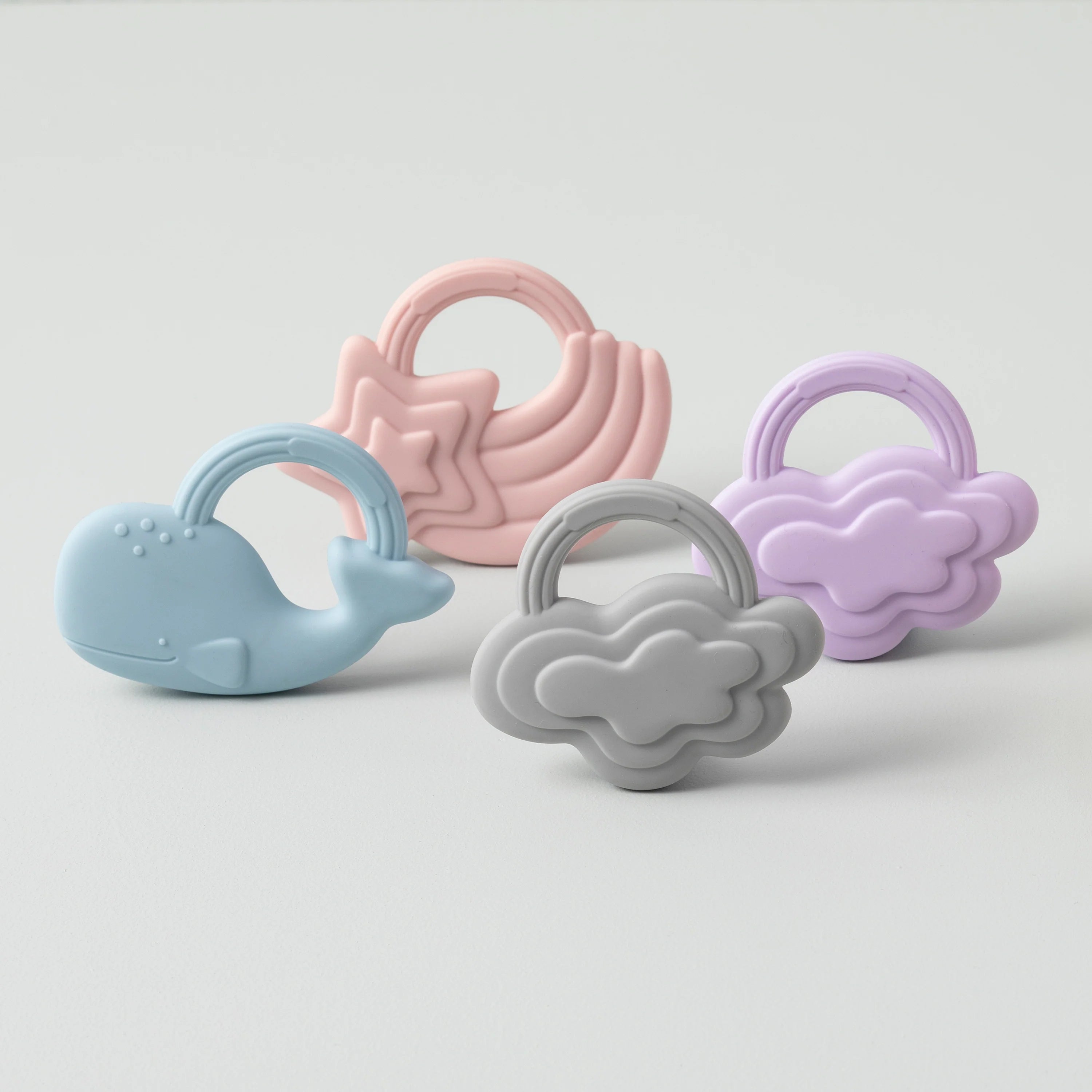 2 Pack Silicone Teethers