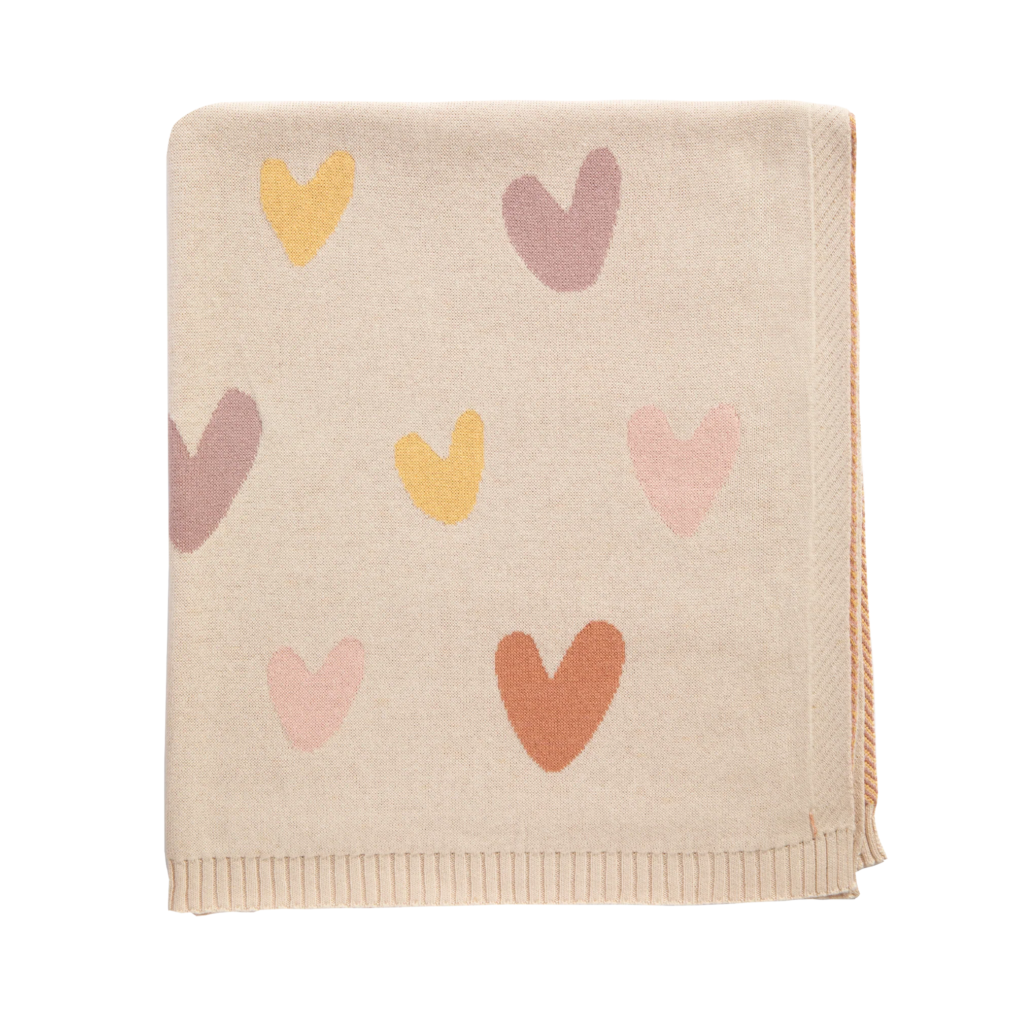 Cotton Knit Jacquard Blanket