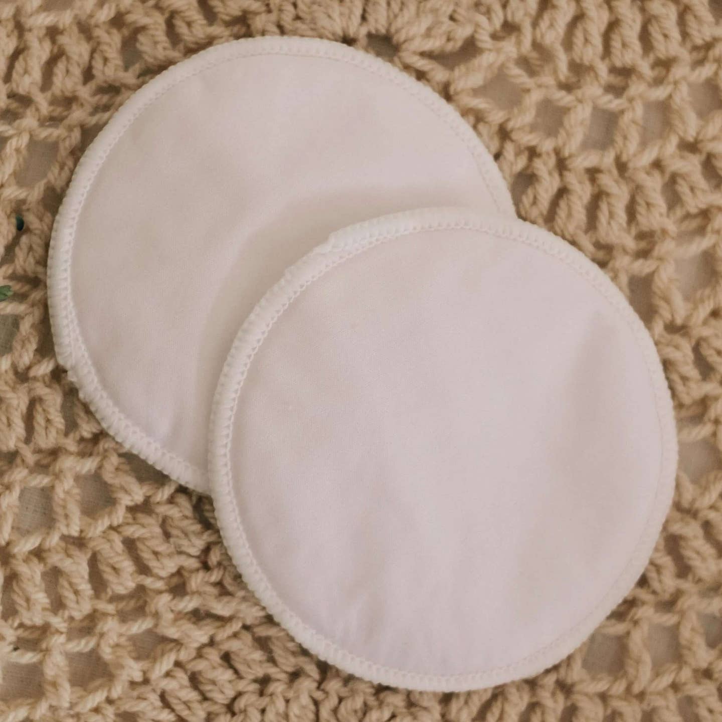 Reusable Breast Pads Nighttime  Classic White