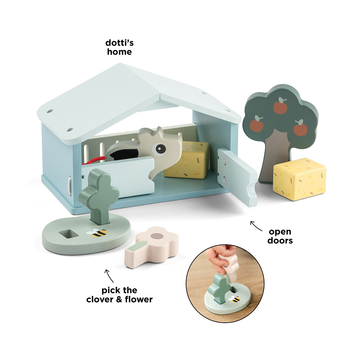 Done by Deer Tiny Farm Play Set