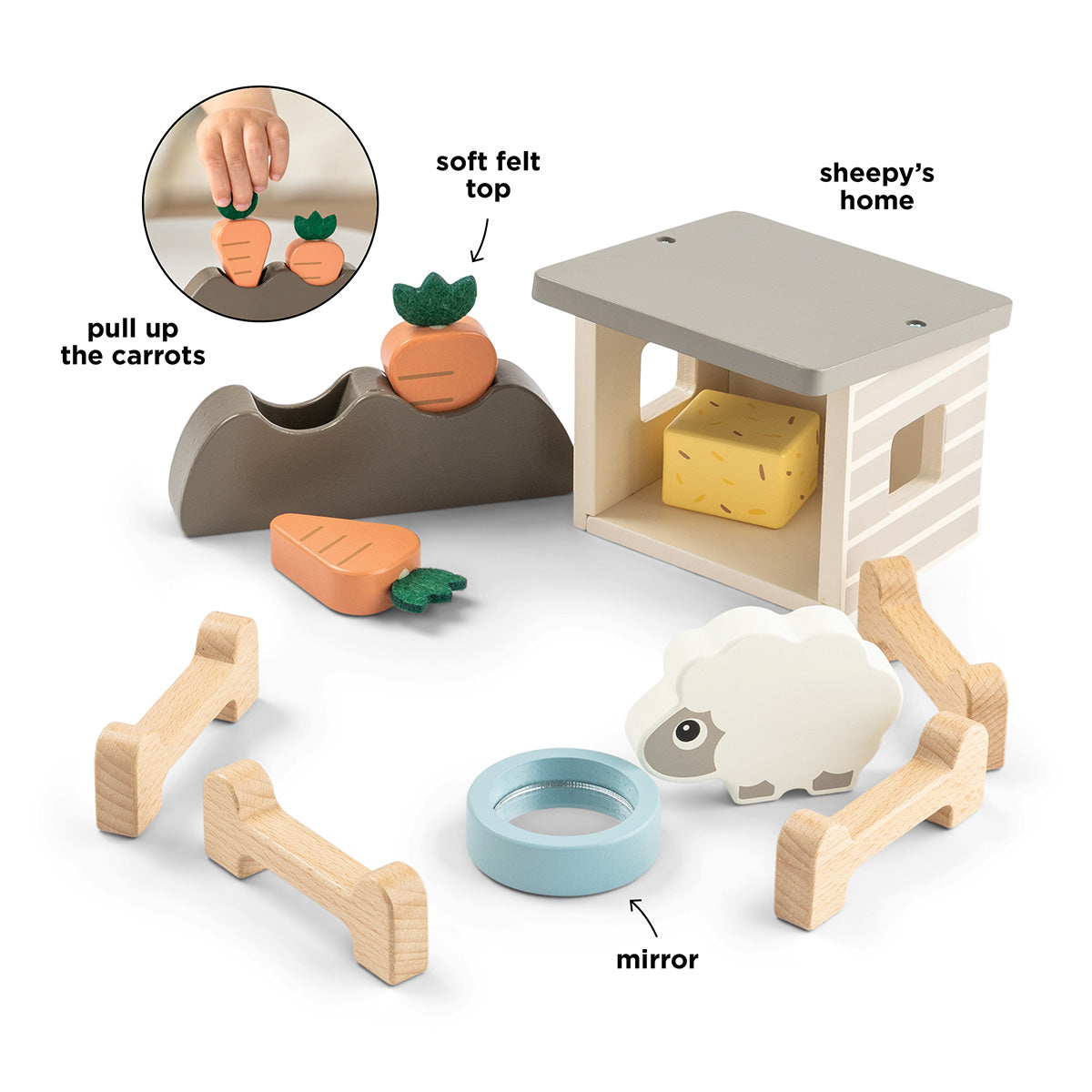 Done by Deer Tiny Farm Play Set