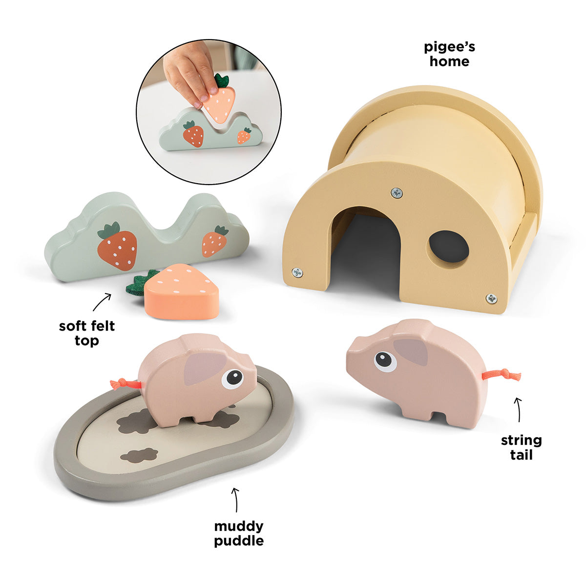 Done by Deer Tiny Farm Play Set