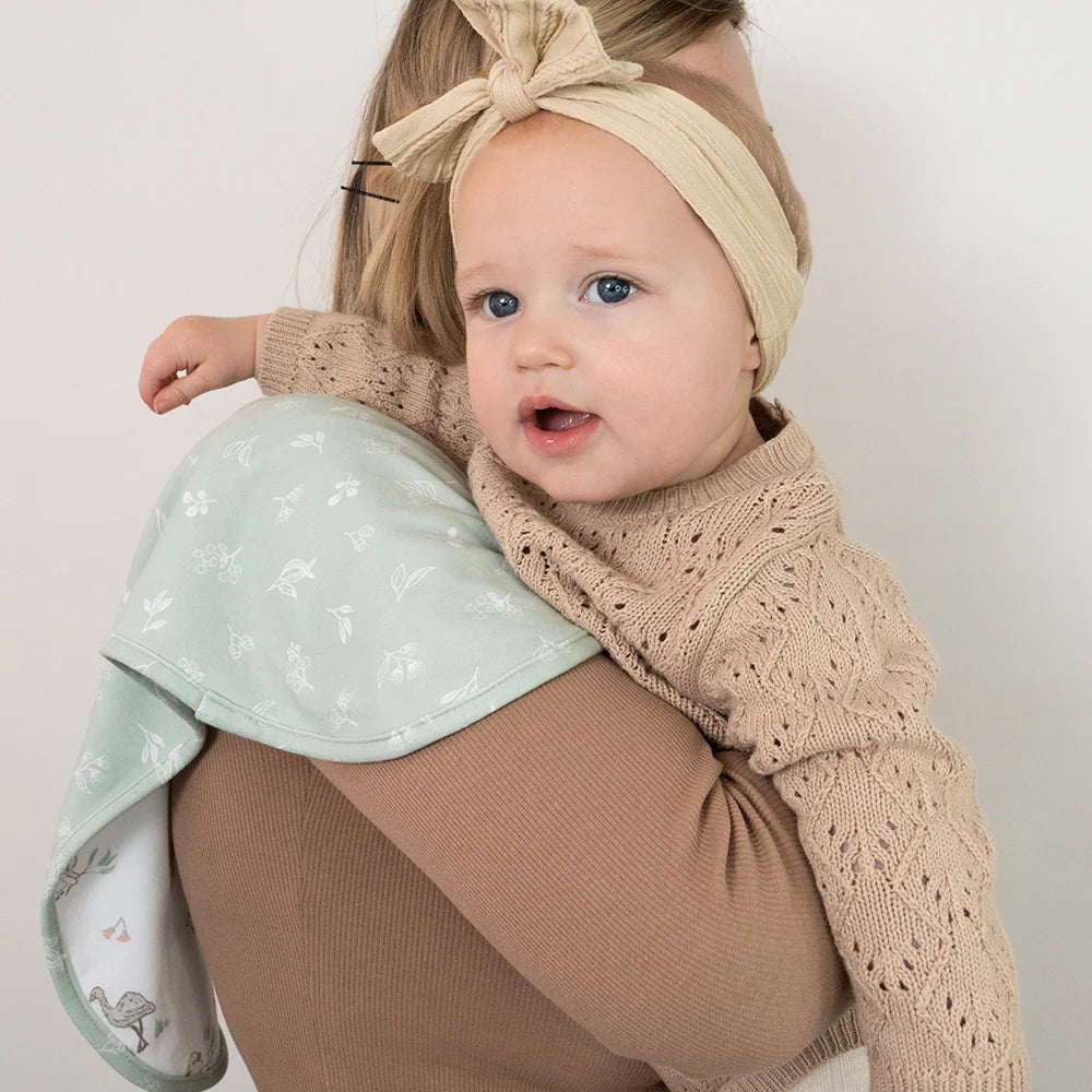 2 Pack Organic Burp Cloths