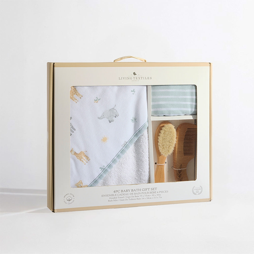 4 Peice Baby Bath Gift Set