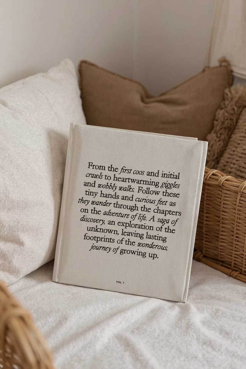 Tiny Steps Baby Linen Photo Album