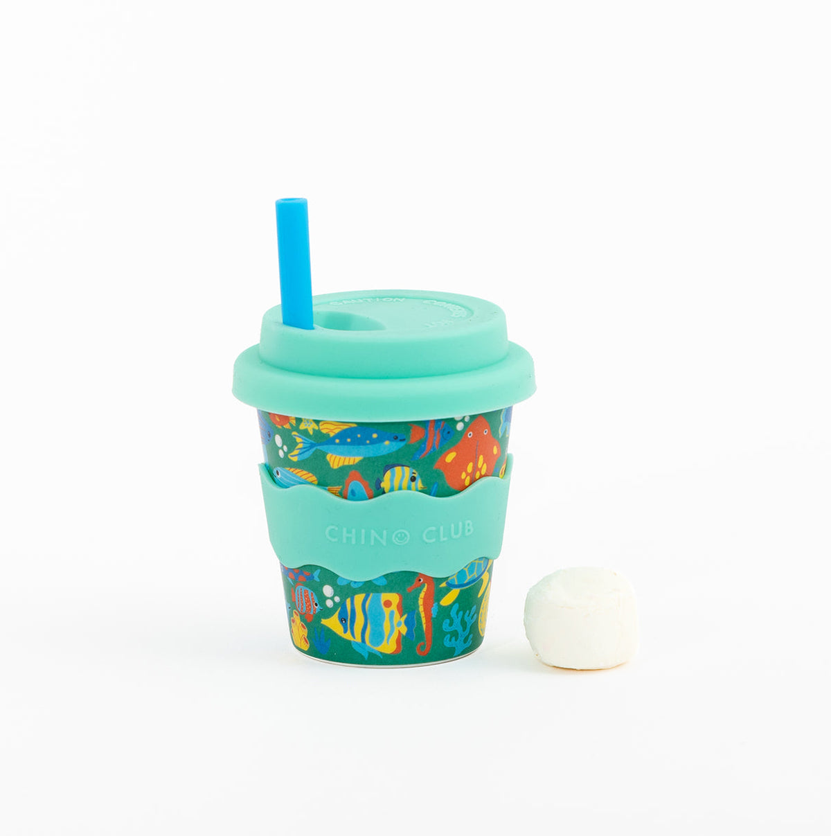 Babychino Cup 4oz with Straw