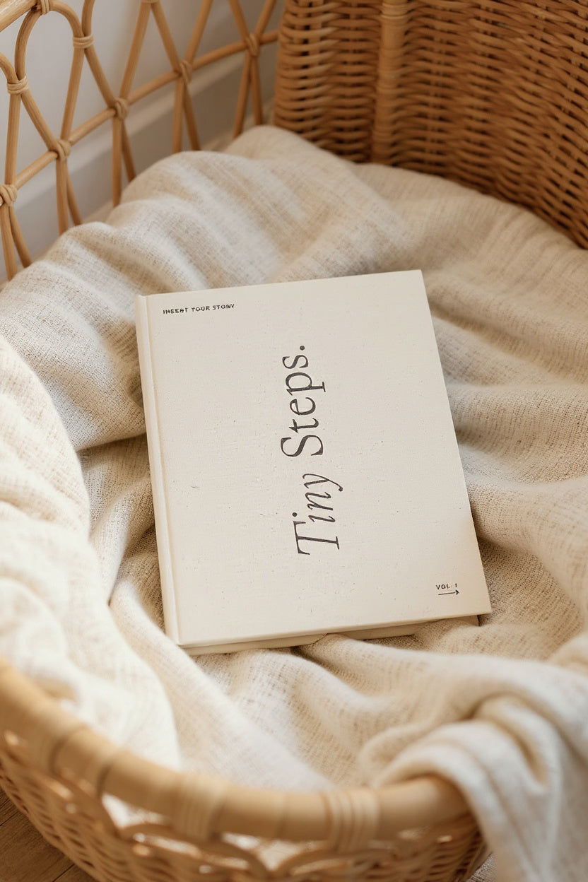 Tiny Steps Baby Linen Photo Album