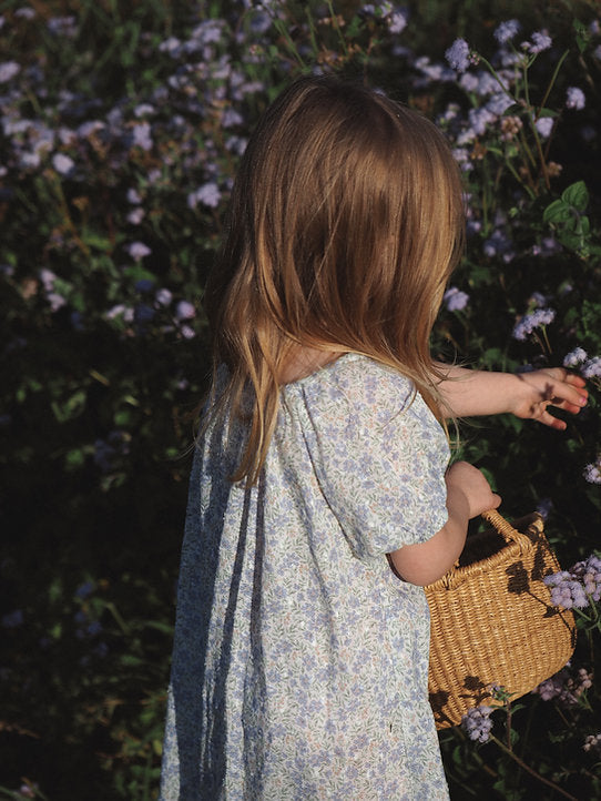 The Daughter Summer Mini Little Girls Dress || Primrose Floral Print