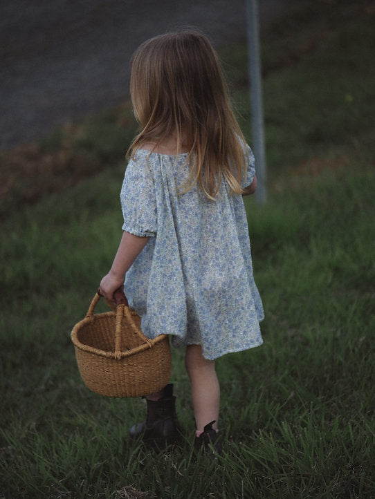 The Daughter Summer Mini Little Girls Dress || Primrose Floral Print