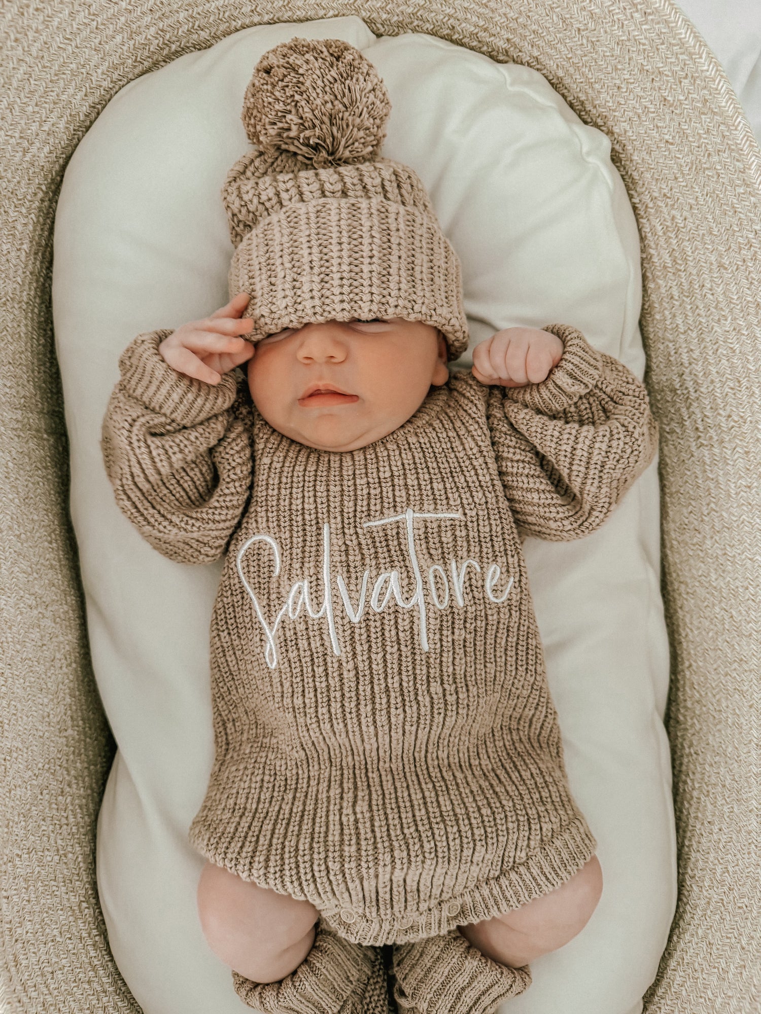 Chunky Textured Knit Beanie